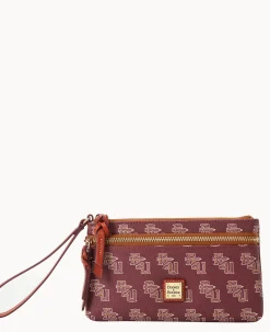Dooney & Bourke Grab and Go|Wristlets<Collegiate Florida State Double Zip Wristlet Florida State University