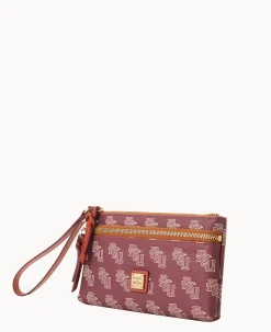Dooney & Bourke Grab and Go|Wristlets<Collegiate Florida State Double Zip Wristlet Florida State University