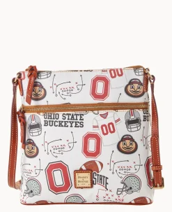 Dooney & Bourke Game Day Ready|Printed Fabric<Collegiate University Crossbody OHIO STATE