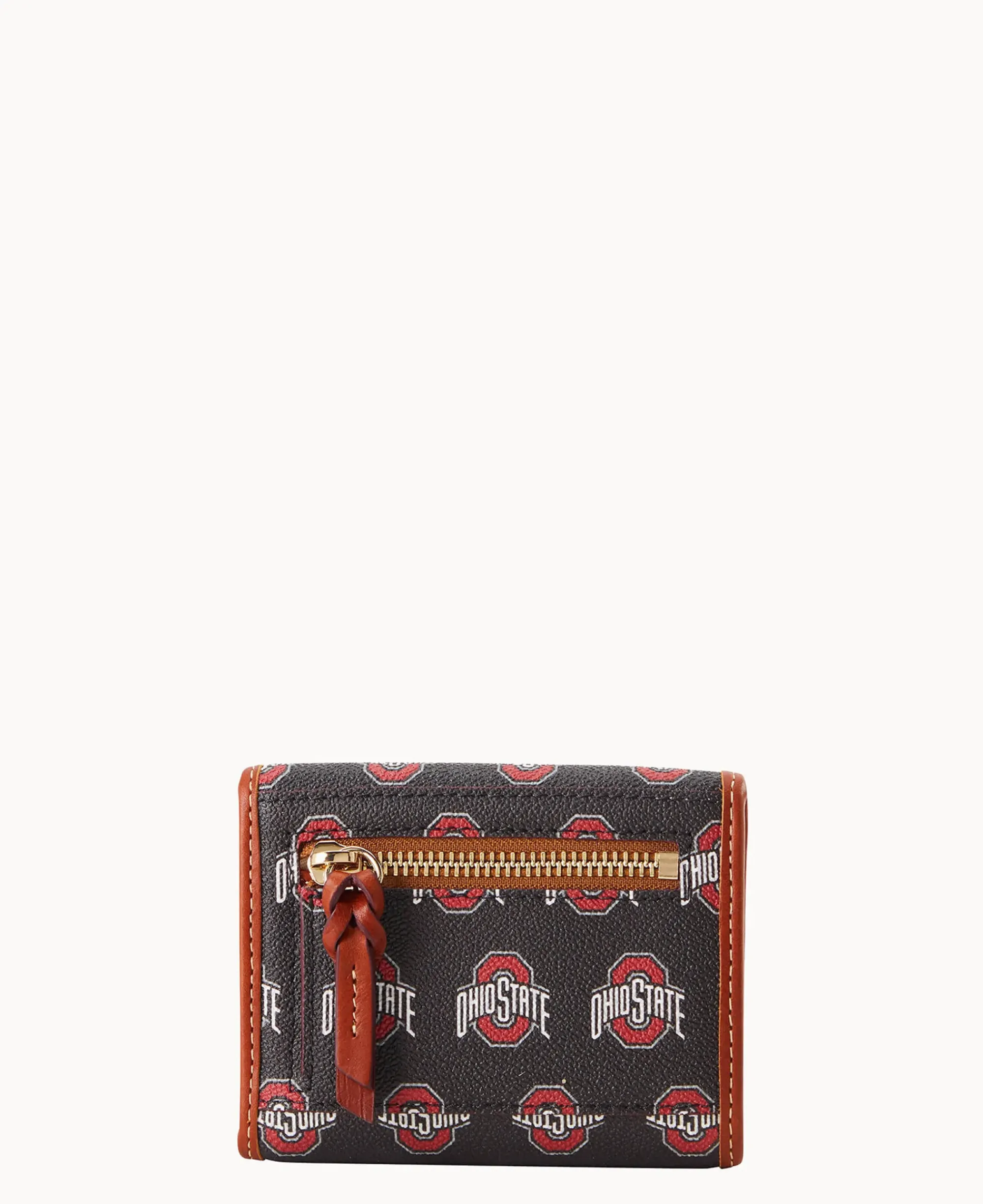 Dooney & Bourke Grab and Go|Wallets<Collegiate University Flap Credit Card Wallet OHIO STATE
