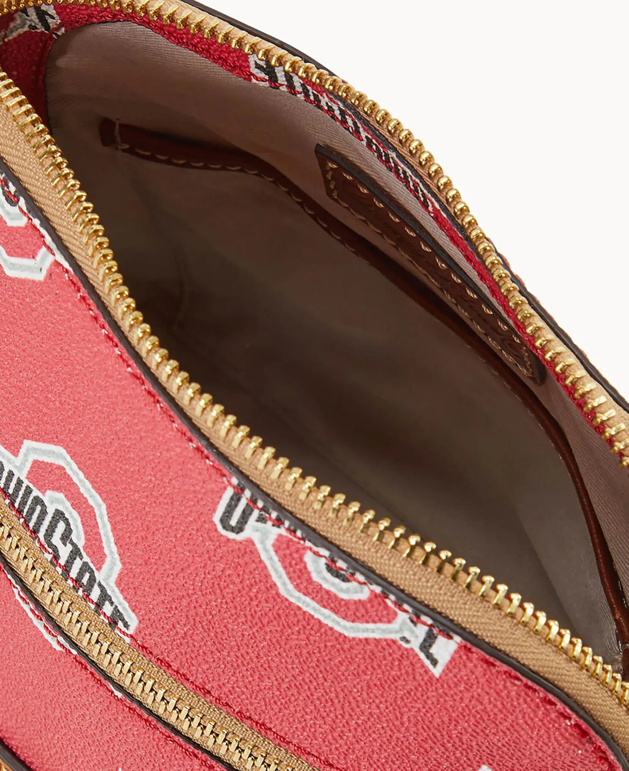 Dooney & Bourke Printed Fabric|Mini Bags<Collegiate University Domed Crossbody Ohio State