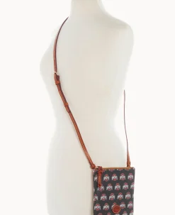Dooney & Bourke Game Day Ready|Printed Fabric<Collegiate University Small North South Top Zip Crossbody Ohio State