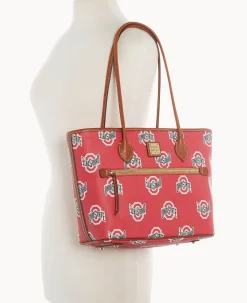 Dooney & Bourke Printed Fabric|Shoulder Bags<Collegiate University Tote Ohio State