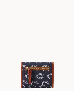 Dooney & Bourke Grab and Go|Wallets<Collegiate University Flap Credit Card Wallet PENN STATE