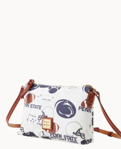 Dooney & Bourke Game Day Ready|Printed Fabric<Collegiate University Crossbody Pouchette PENN STATE