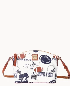 Dooney & Bourke Game Day Ready|Printed Fabric<Collegiate University Suki Crossbody PENN STATE