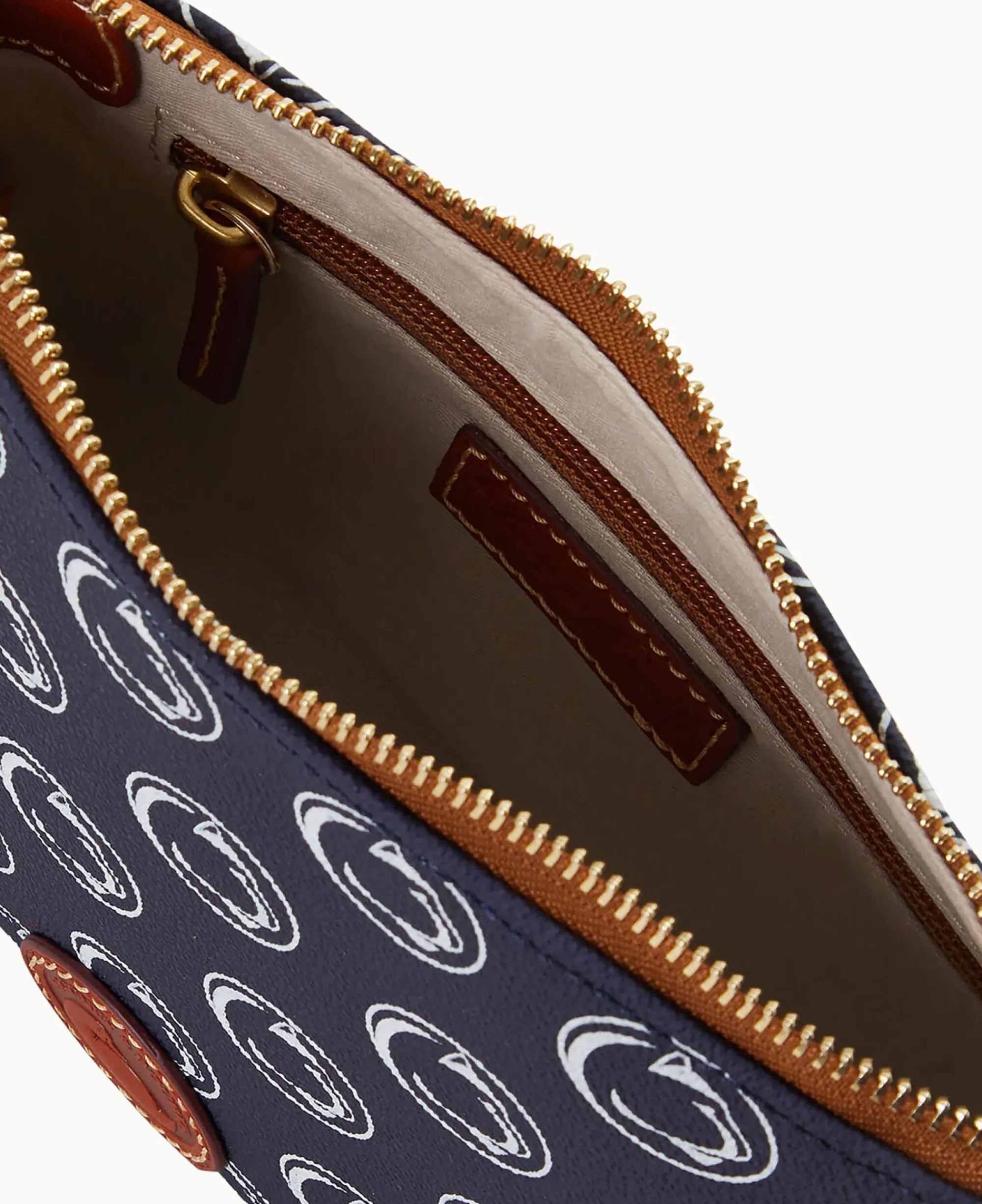 Dooney & Bourke Game Day Ready|Printed Fabric<Collegiate University Crossbody Pouchette Penn State