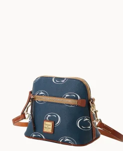 Dooney & Bourke Printed Fabric|Mini Bags<Collegiate University Domed Crossbody Penn State