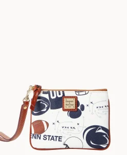 Dooney & Bourke Grab and Go|Wristlets<Collegiate University Stadium Wristlet PENN STATE
