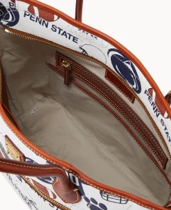 Dooney & Bourke Game Day Ready|Printed Fabric<Collegiate University Tote PENN STATE