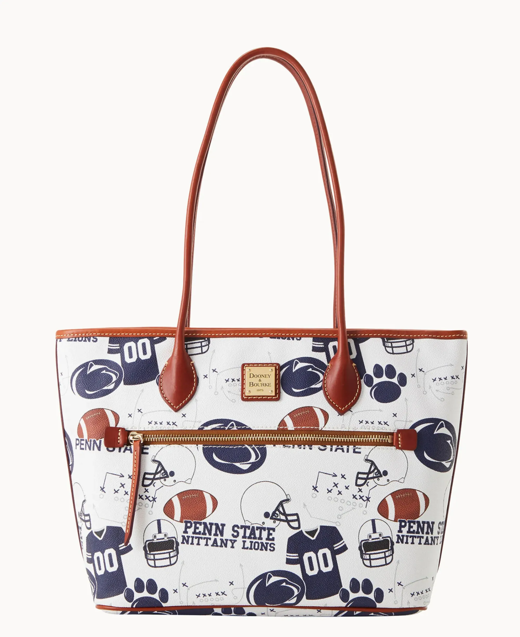 Dooney & Bourke Game Day Ready|Printed Fabric<Collegiate University Tote PENN STATE