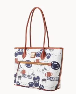 Dooney & Bourke Game Day Ready|Printed Fabric<Collegiate University Tote PENN STATE