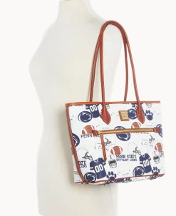 Dooney & Bourke Game Day Ready|Printed Fabric<Collegiate University Tote PENN STATE