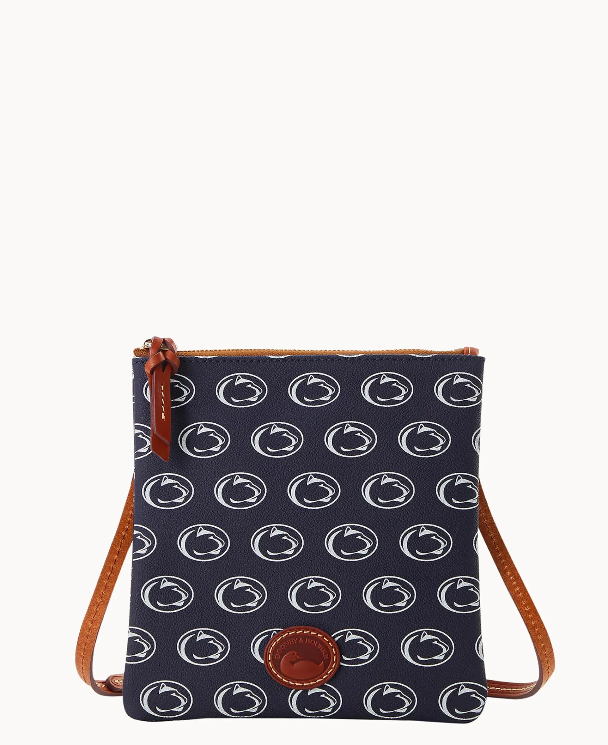 Dooney & Bourke Game Day Ready|Printed Fabric<Collegiate University North South Top Zip Crossbody Penn State