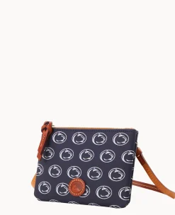 Dooney & Bourke Game Day Ready|Printed Fabric<Collegiate University Top Zip Crossbody Penn State