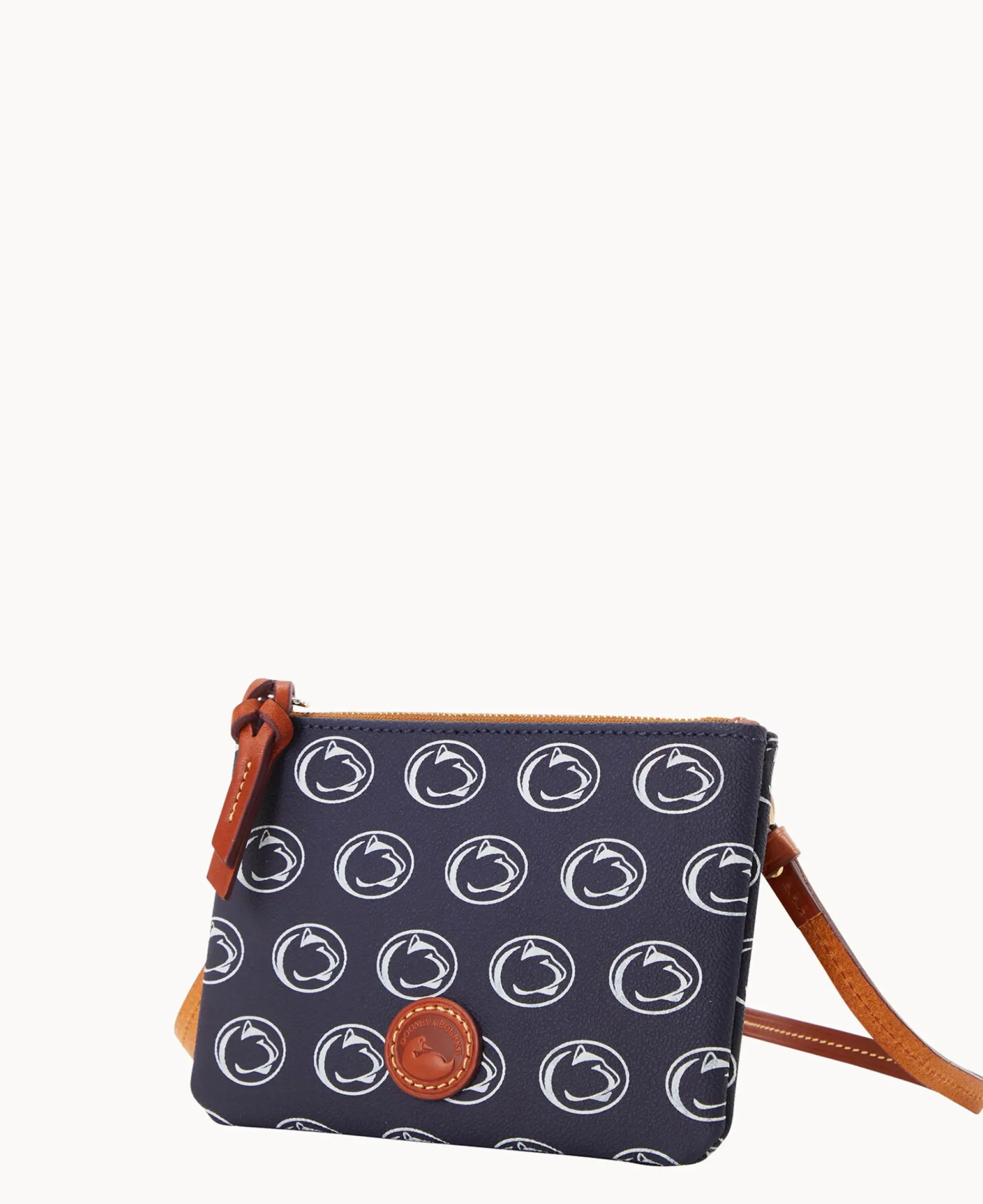 Dooney & Bourke Game Day Ready|Printed Fabric<Collegiate University Top Zip Crossbody Penn State