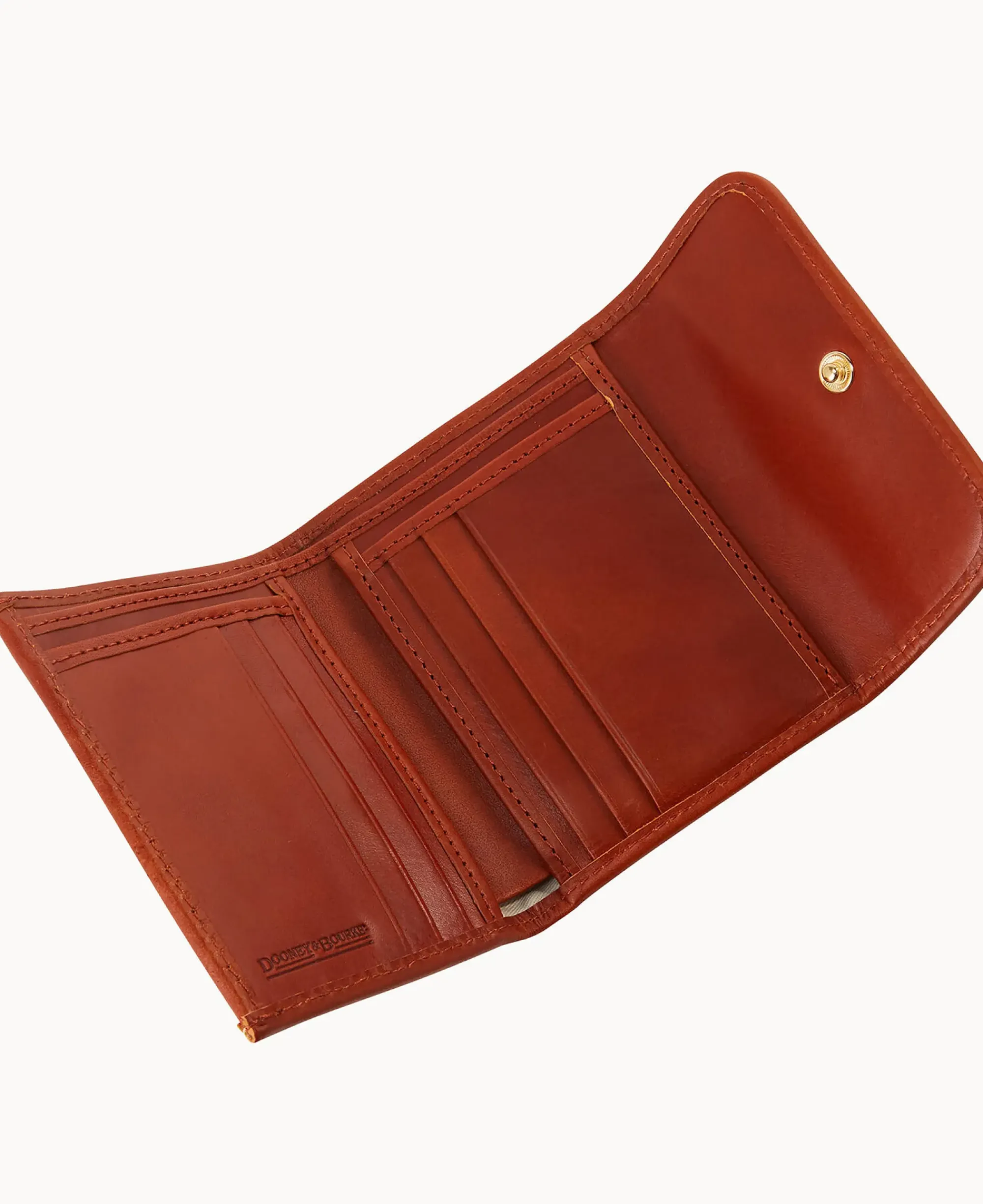 Dooney & Bourke Grab and Go|Wallets<Collegiate University of Flap Credit Card Wallet NOTRE DAME