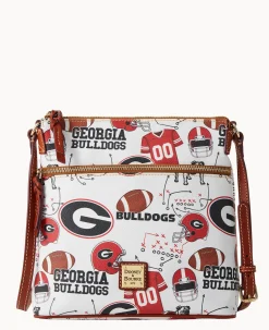 Dooney & Bourke Game Day Ready|Printed Fabric<Collegiate University of Georgia Crossbody U OF GEORGIA
