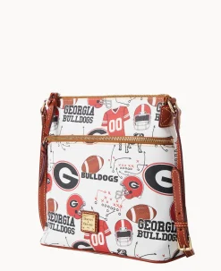Dooney & Bourke Game Day Ready|Printed Fabric<Collegiate University of Georgia Crossbody U OF GEORGIA