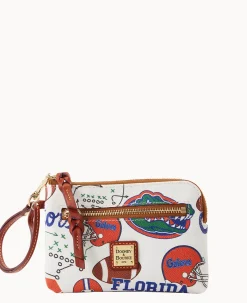 Dooney & Bourke Grab and Go|Wristlets<Collegiate University of Florida Zip Around Wristlet U OF FLORIDA