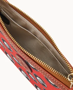 Dooney & Bourke Grab and Go|Wristlets<Collegiate University of Large Slim Wristlet Georgia