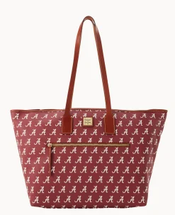 Dooney & Bourke Game Day Ready|Printed Fabric<Collegiate University of Alabama Large Tote U OF ALABAMA