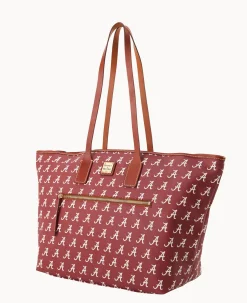 Dooney & Bourke Game Day Ready|Printed Fabric<Collegiate University of Alabama Large Tote U OF ALABAMA