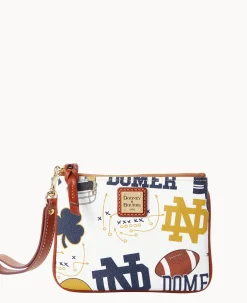 Dooney & Bourke Grab and Go|Wristlets<Collegiate University of Stadium Wristlet NOTRE DAME