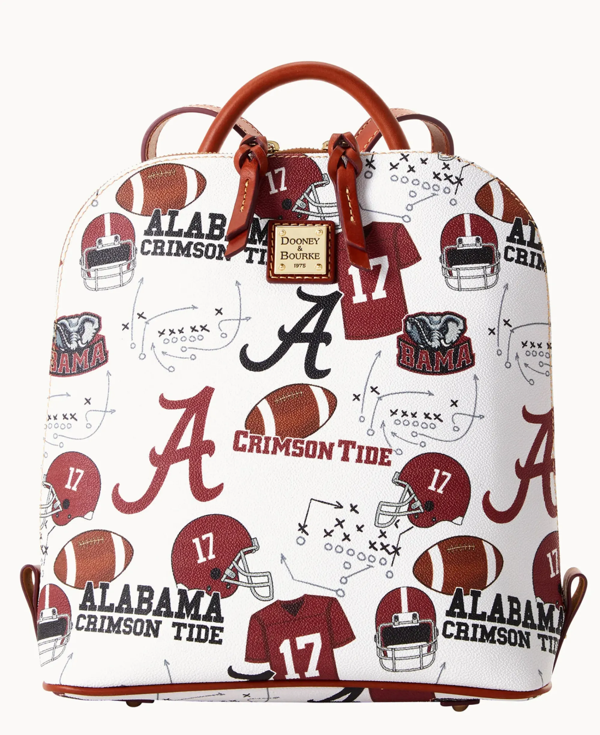 Dooney & Bourke Game Day Ready|Printed Fabric<Collegiate University of Zip Pod Backpack Alabama