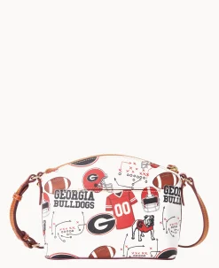 Dooney & Bourke Game Day Ready|Printed Fabric<Collegiate University of Suki Crossbody Georgia