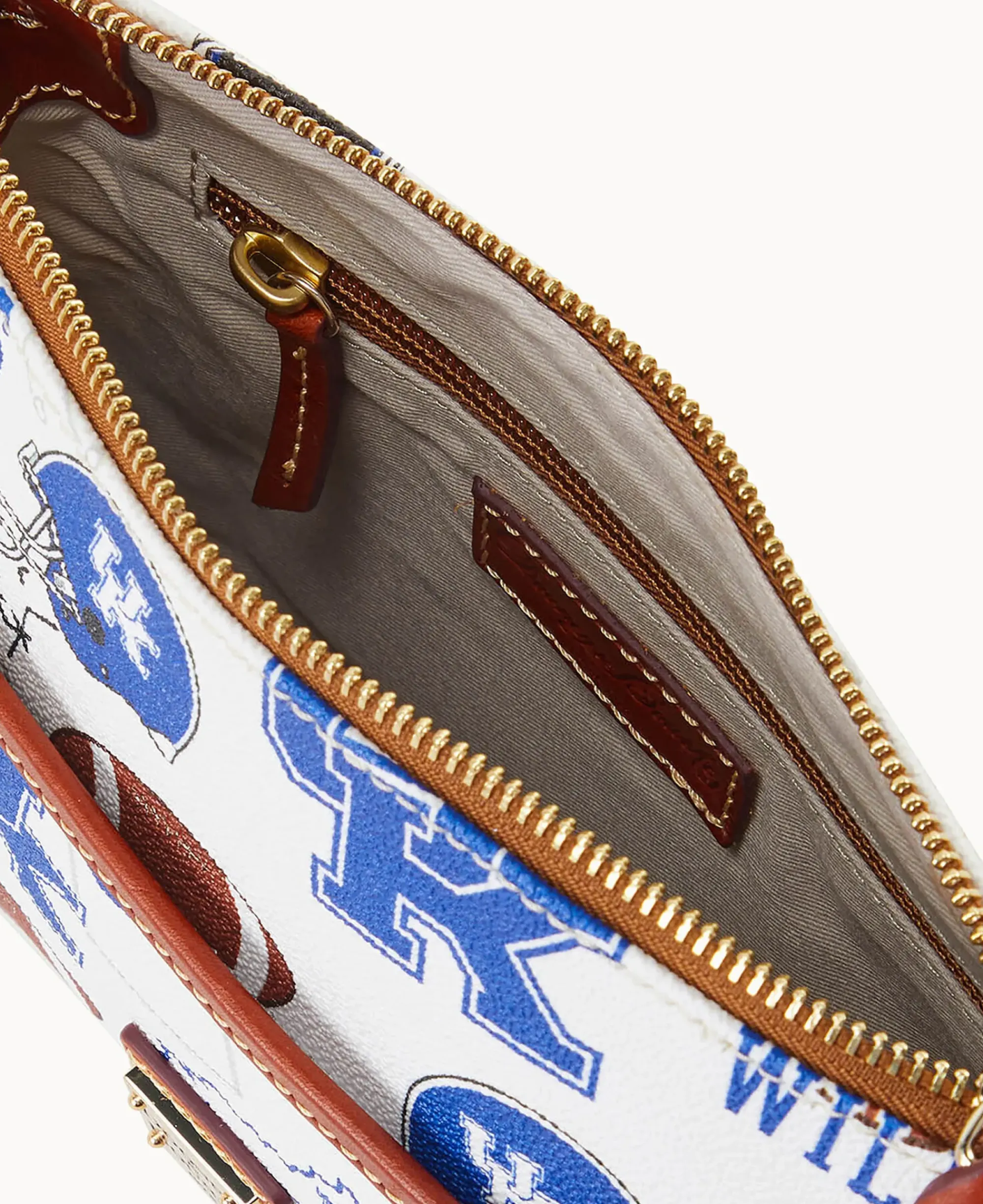 Dooney & Bourke Game Day Ready|Printed Fabric<Collegiate University of Kentucky Ginger Crossbody U OF KENTUCKY