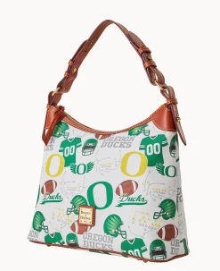 Dooney & Bourke Game Day Ready|Printed Fabric<Collegiate University of Hobo OREGON