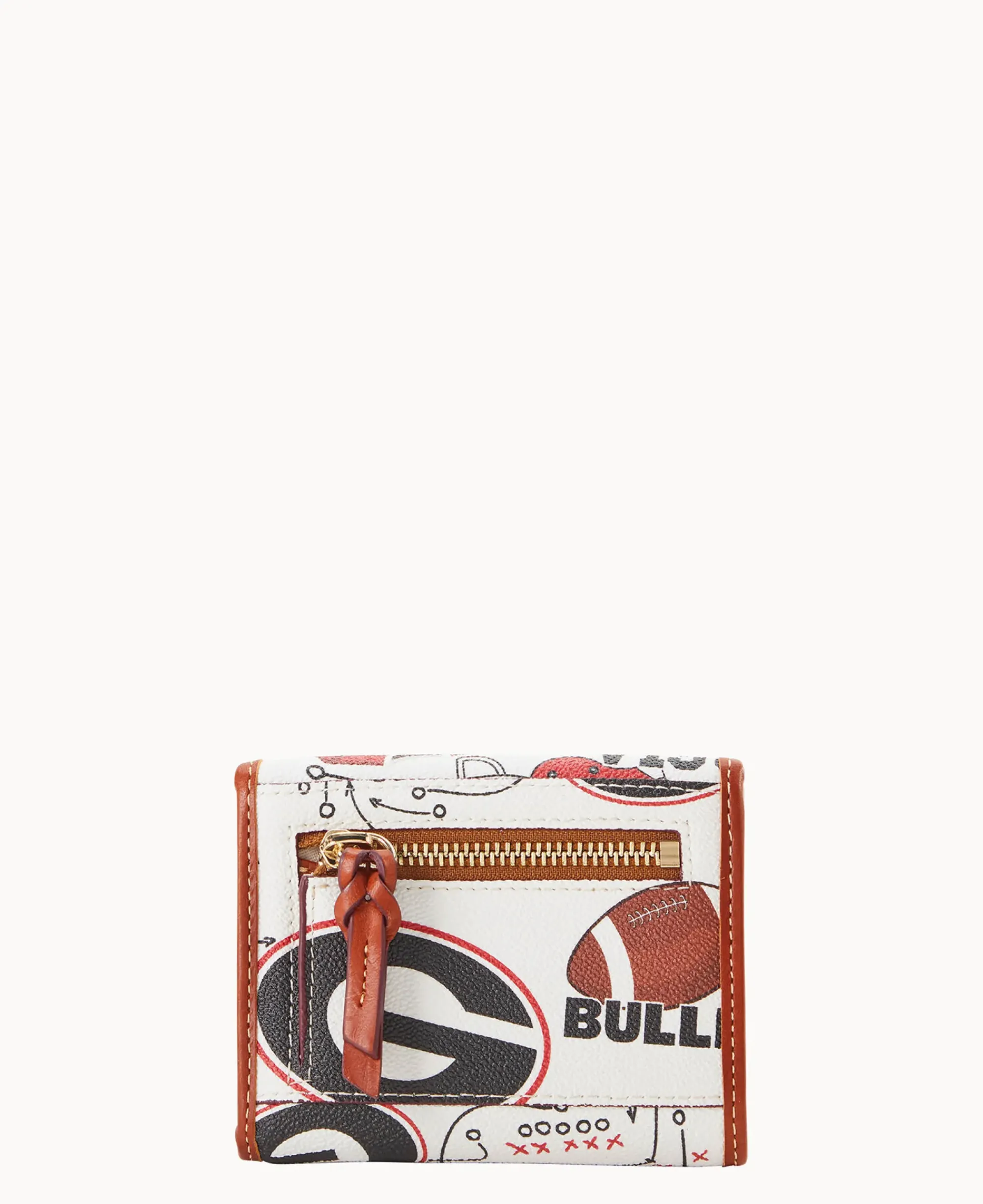 Dooney & Bourke Grab and Go|Wallets<Collegiate a Flap Credit Card Wallet University of Georgi
