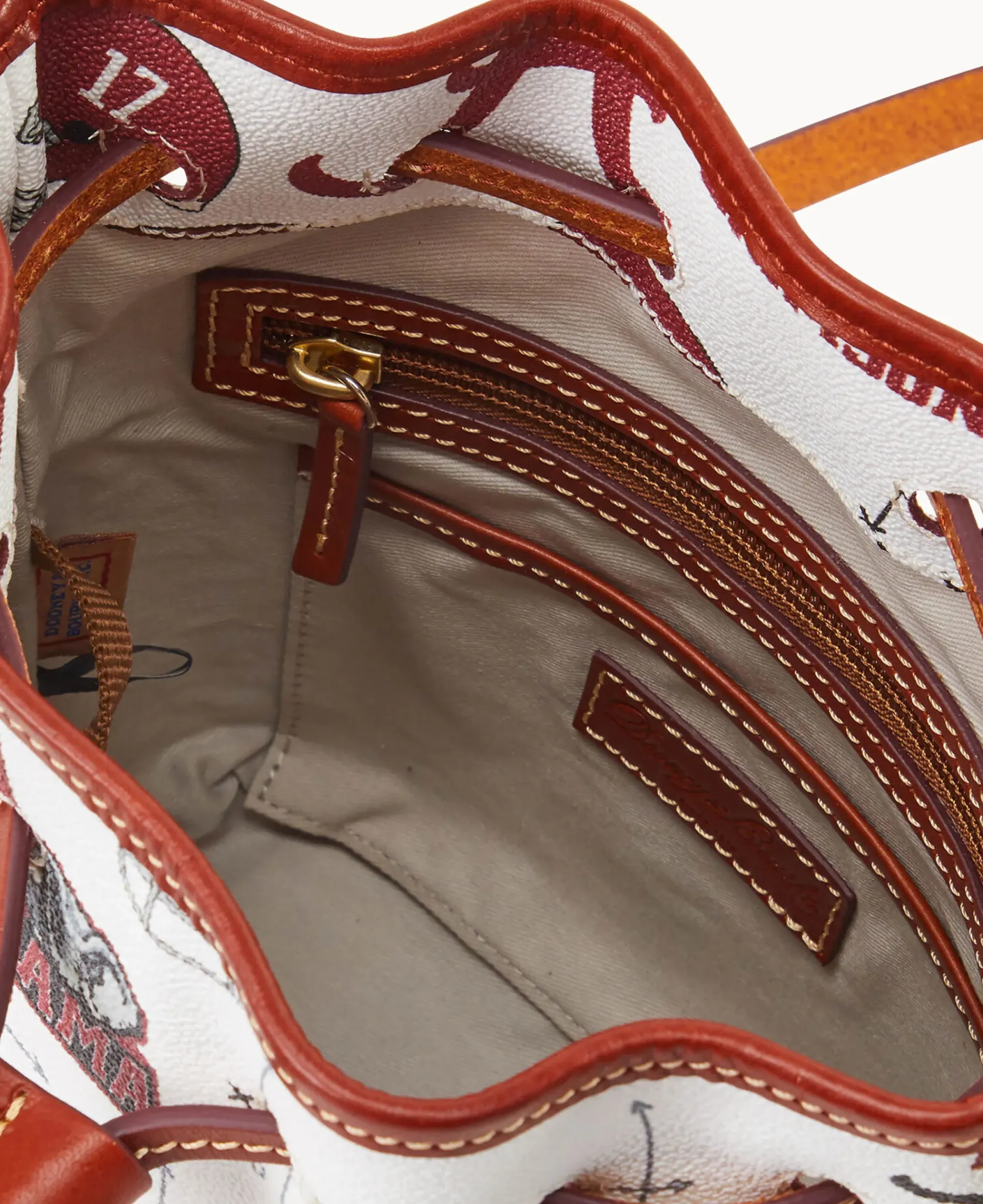 Dooney & Bourke Game Day Ready|Printed Fabric<Collegiate University of Alabama Small Drawstring U OF ALABAMA