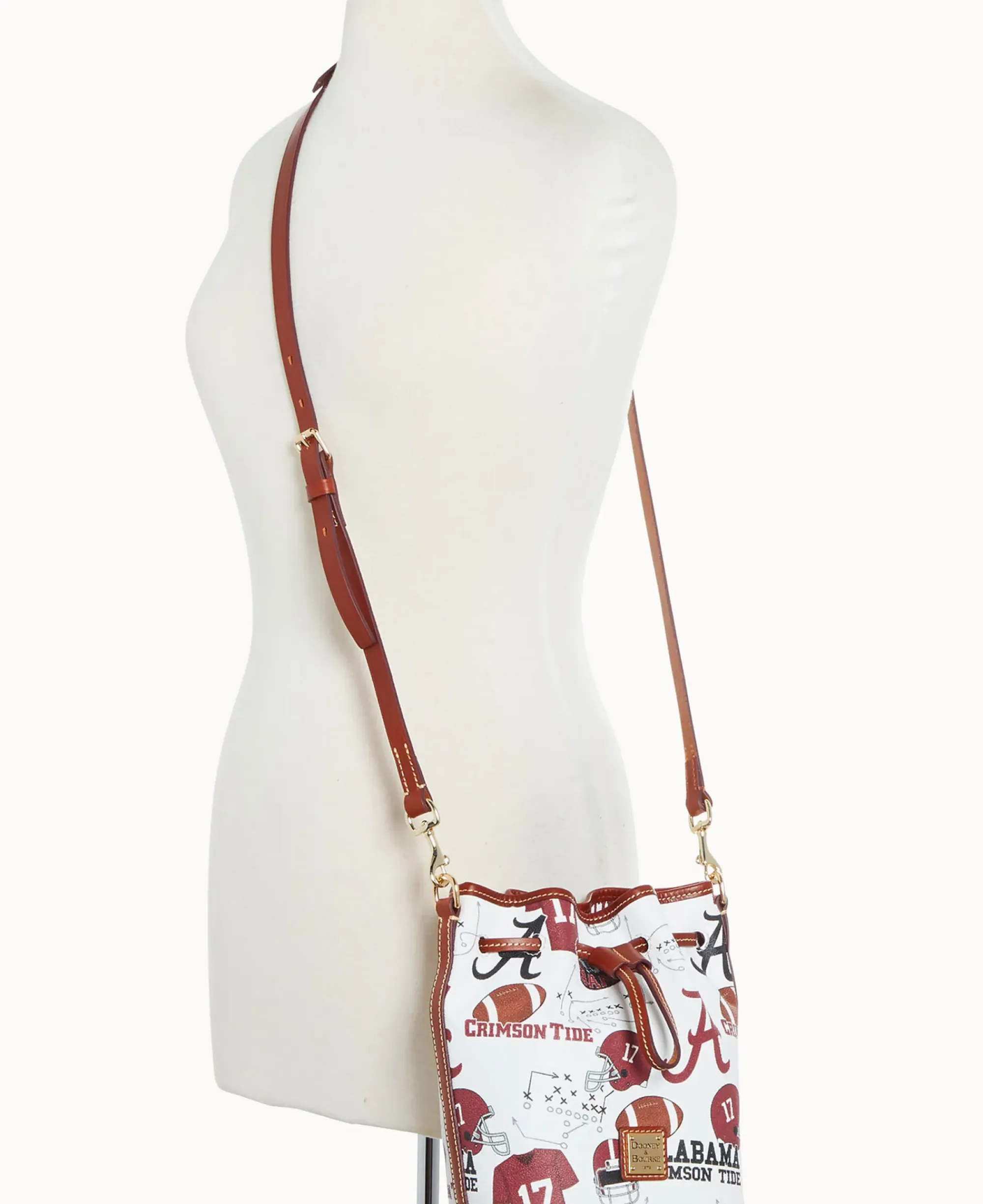 Dooney & Bourke Game Day Ready|Printed Fabric<Collegiate University of Alabama Small Drawstring U OF ALABAMA