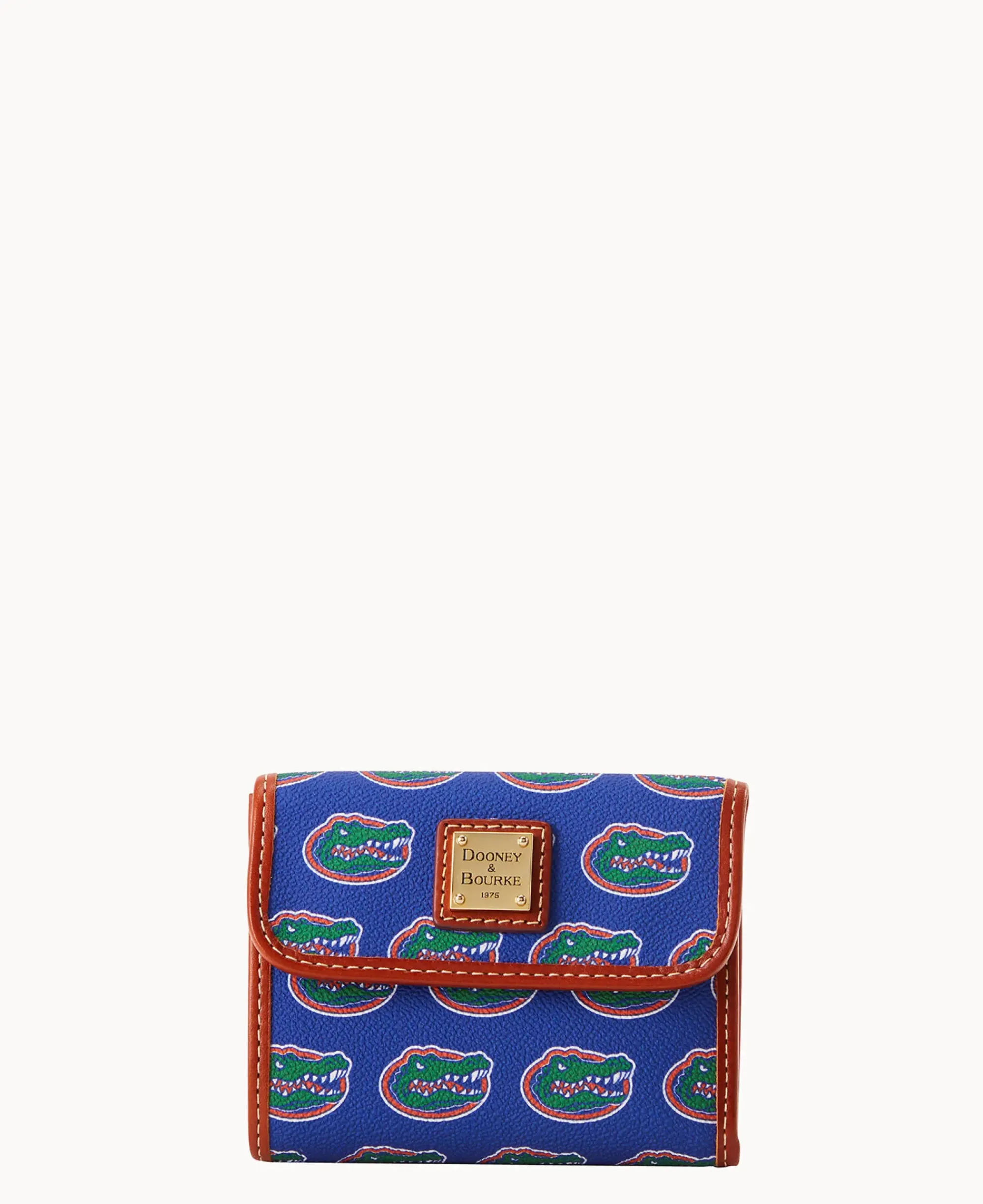 Dooney & Bourke Grab and Go|Wallets<Collegiate University of Florida Flap Credit Card Wallet U OF FLORIDA