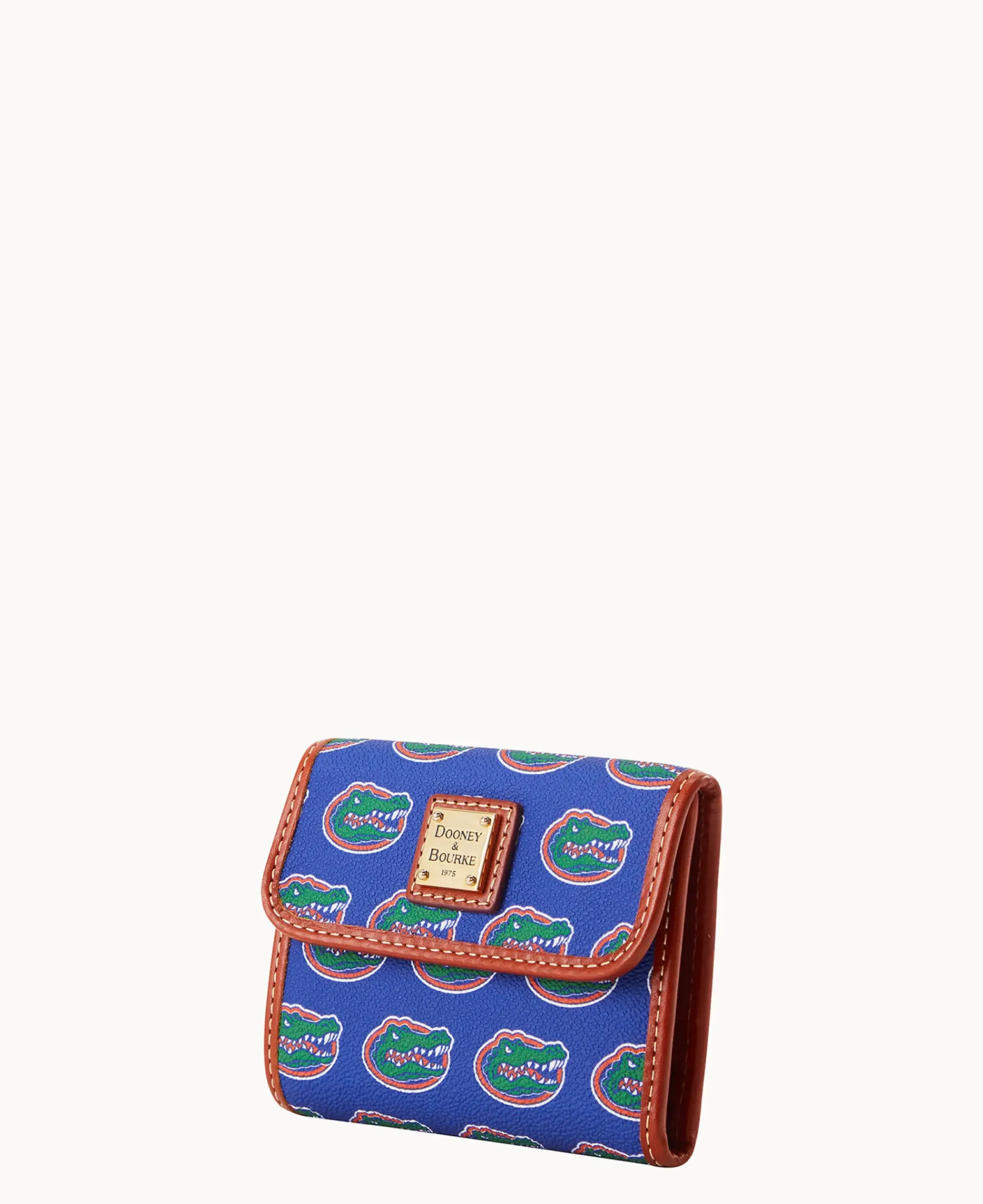 Dooney & Bourke Grab and Go|Wallets<Collegiate University of Florida Flap Credit Card Wallet U OF FLORIDA