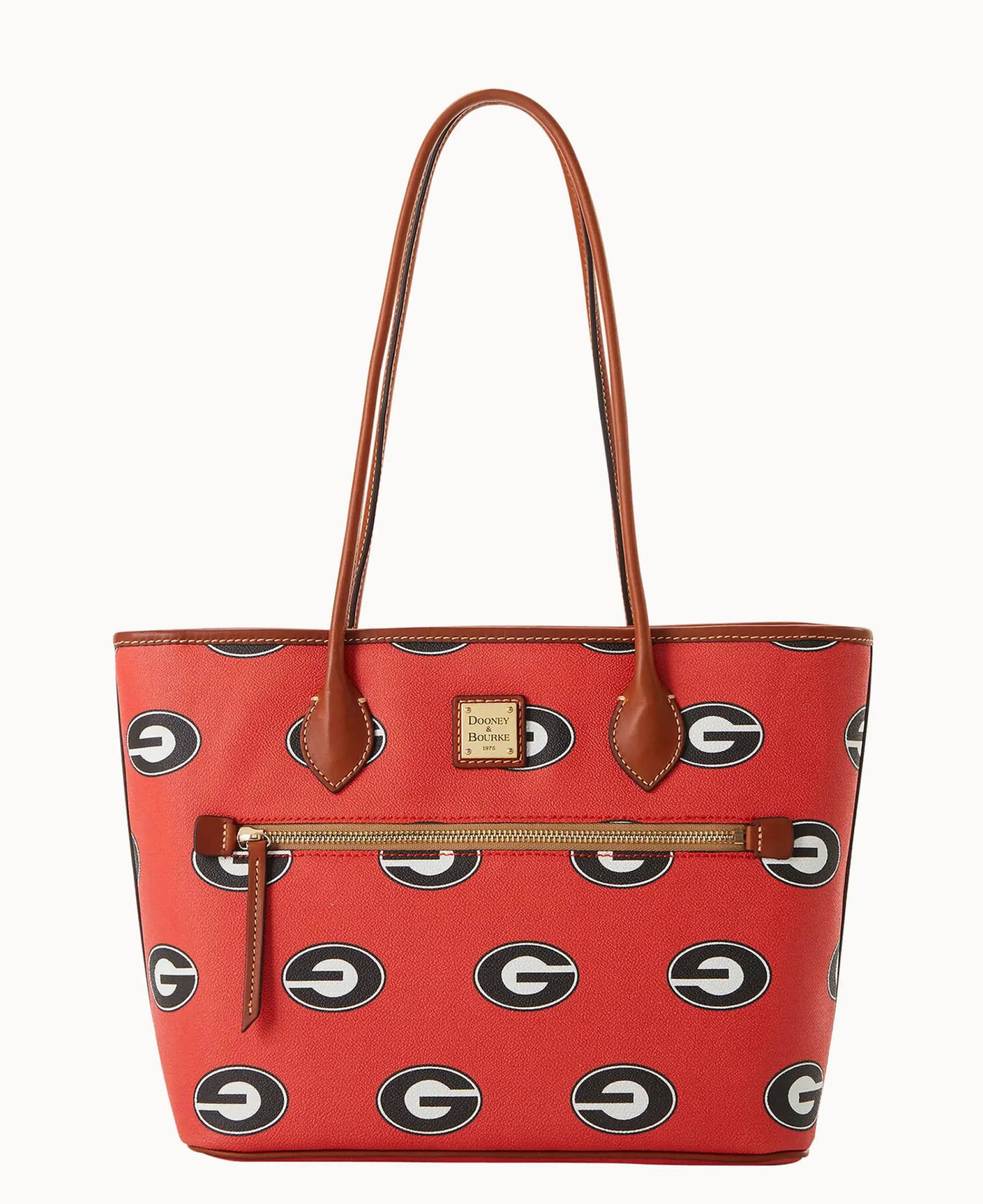 Dooney & Bourke Printed Fabric|Shoulder Bags<Collegiate University of Tote Georgia