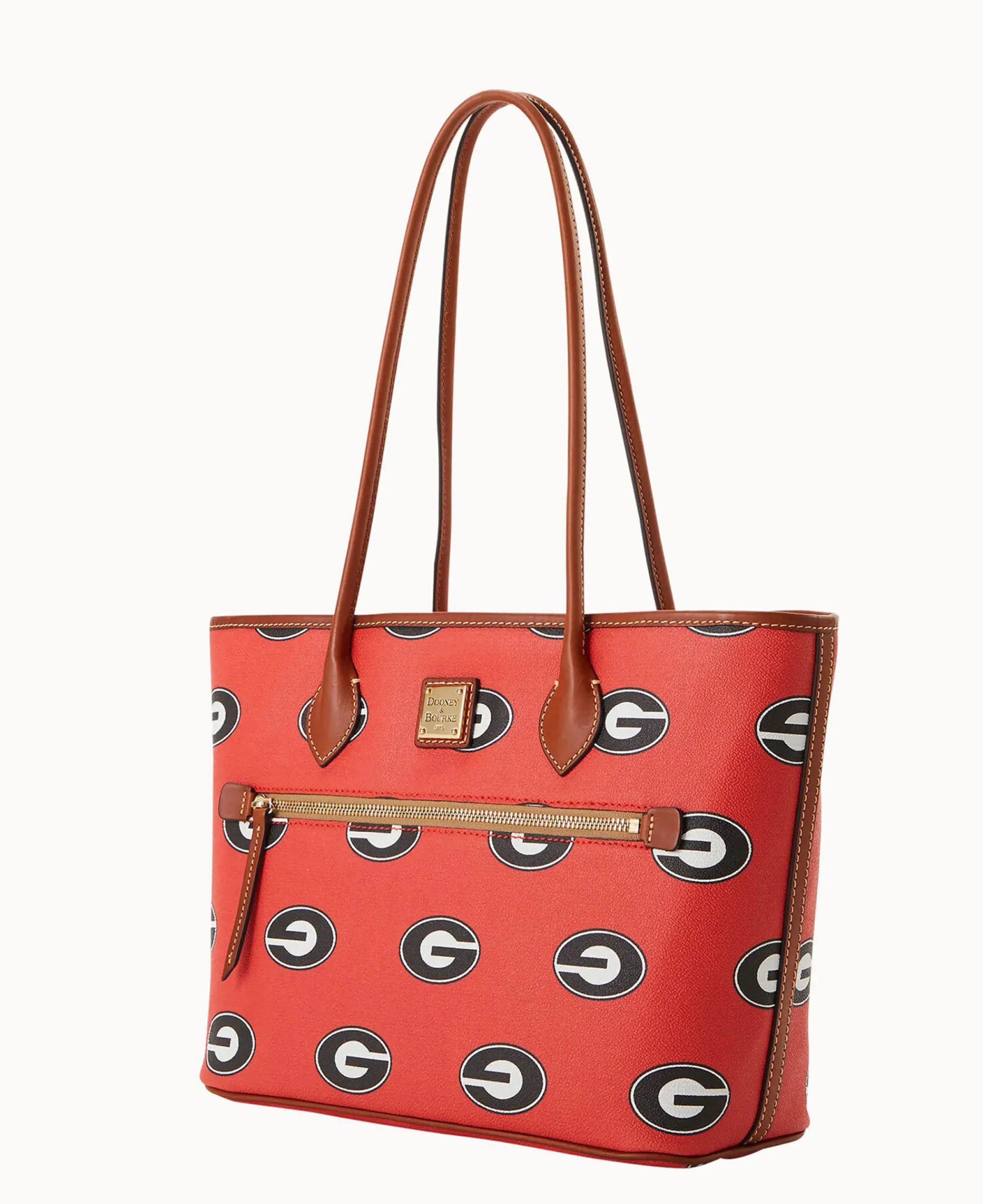 Dooney & Bourke Printed Fabric|Shoulder Bags<Collegiate University of Tote Georgia