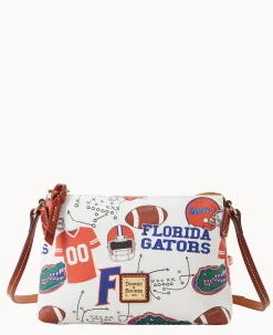 Dooney & Bourke Game Day Ready|Printed Fabric<Collegiate University of Florida Crossbody Pouchette U OF FLORIDA