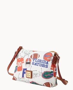 Dooney & Bourke Game Day Ready|Printed Fabric<Collegiate University of Florida Crossbody Pouchette U OF FLORIDA