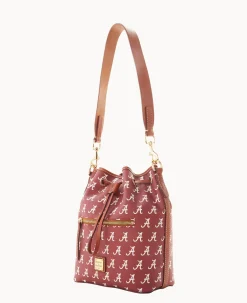 Dooney & Bourke Game Day Ready|Printed Fabric<Collegiate University of Alabama Drawstring U OF ALABAMA