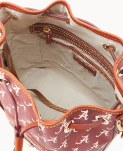 Dooney & Bourke Game Day Ready|Printed Fabric<Collegiate University of Alabama Drawstring U OF ALABAMA