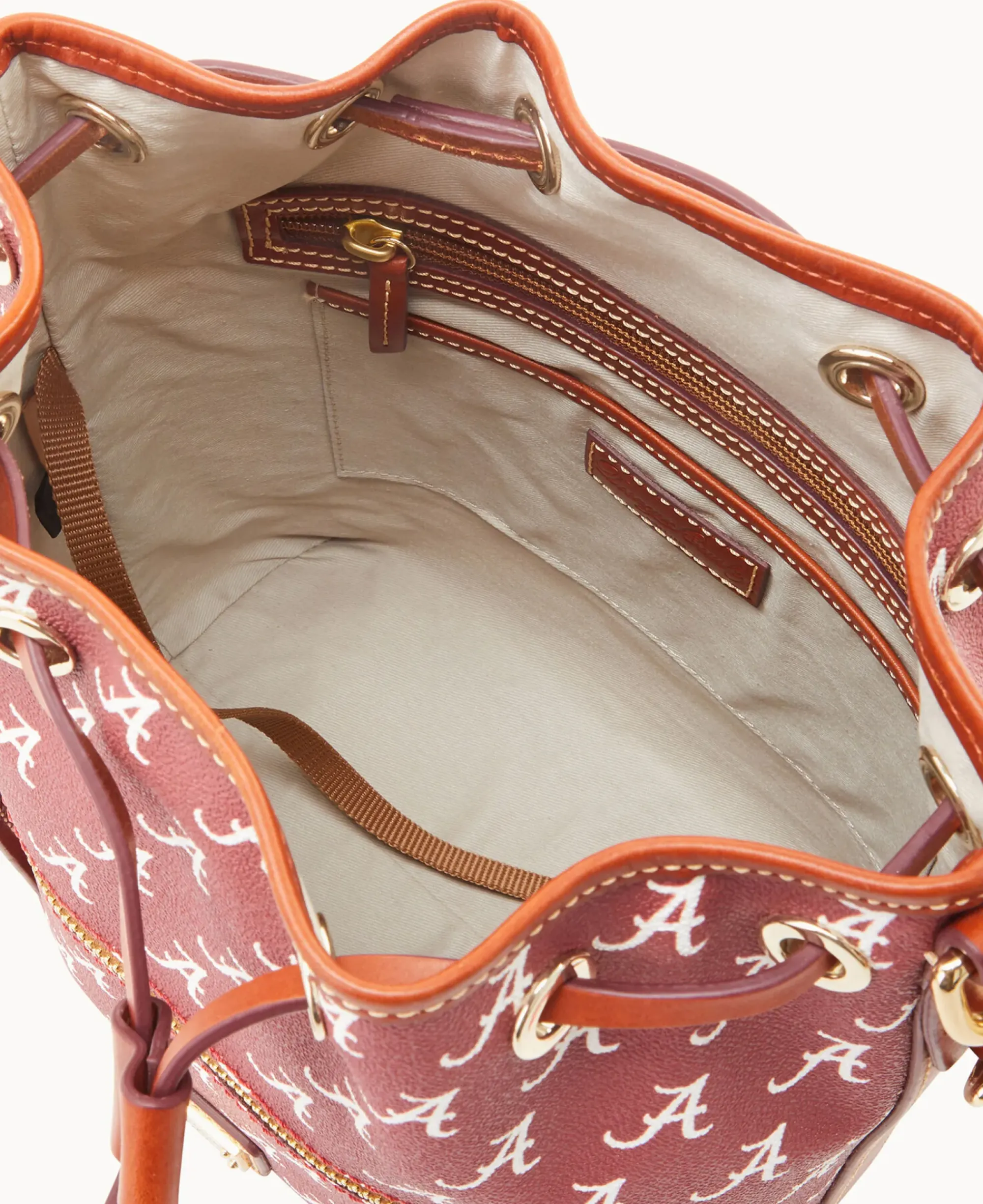 Dooney & Bourke Game Day Ready|Printed Fabric<Collegiate University of Alabama Drawstring U OF ALABAMA