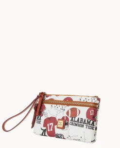 Dooney & Bourke Grab and Go|Wristlets<Collegiate a Double Zip Wristlet University of Alabam