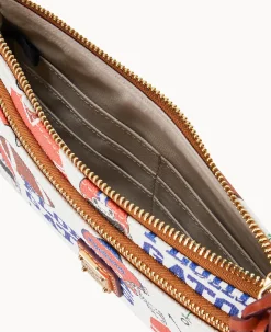 Dooney & Bourke Grab and Go|Wristlets<Collegiate a Double Zip Wristlet University of Florid