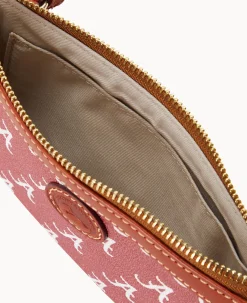 Dooney & Bourke Game Day Ready|Printed Fabric<Collegiate a Large Slim Crossbody University of Alabam
