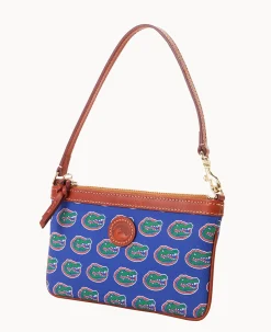 Dooney & Bourke Grab and Go|Wristlets<Collegiate University of Large Slim Wristlet Florida