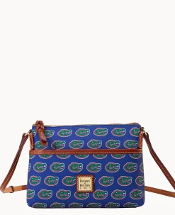 Dooney & Bourke Game Day Ready|Printed Fabric<Collegiate University of Florida Ginger Crossbody U OF FLORIDA