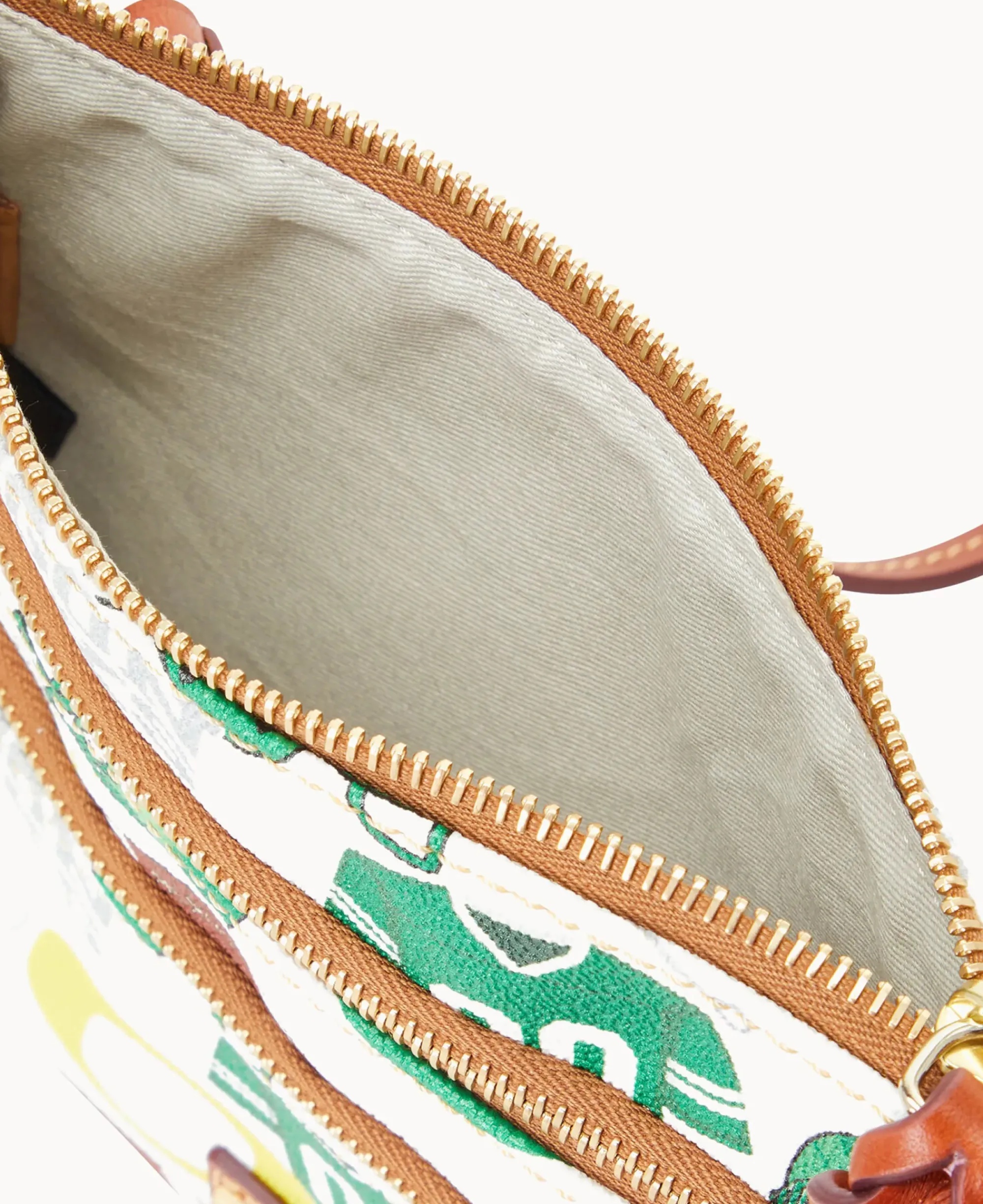 Dooney & Bourke Game Day Ready|Printed Fabric<Collegiate University of N S Triple Zip Crossbody OREGON